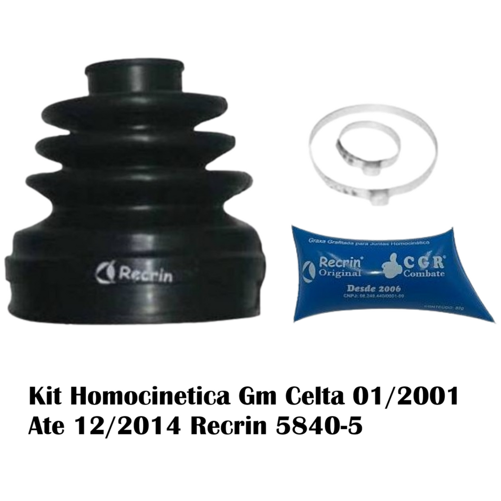 Kit Homocinetica Gm Celta 01/2001 Ate 12/2014 Recrin 5840-5 - Imagem 2