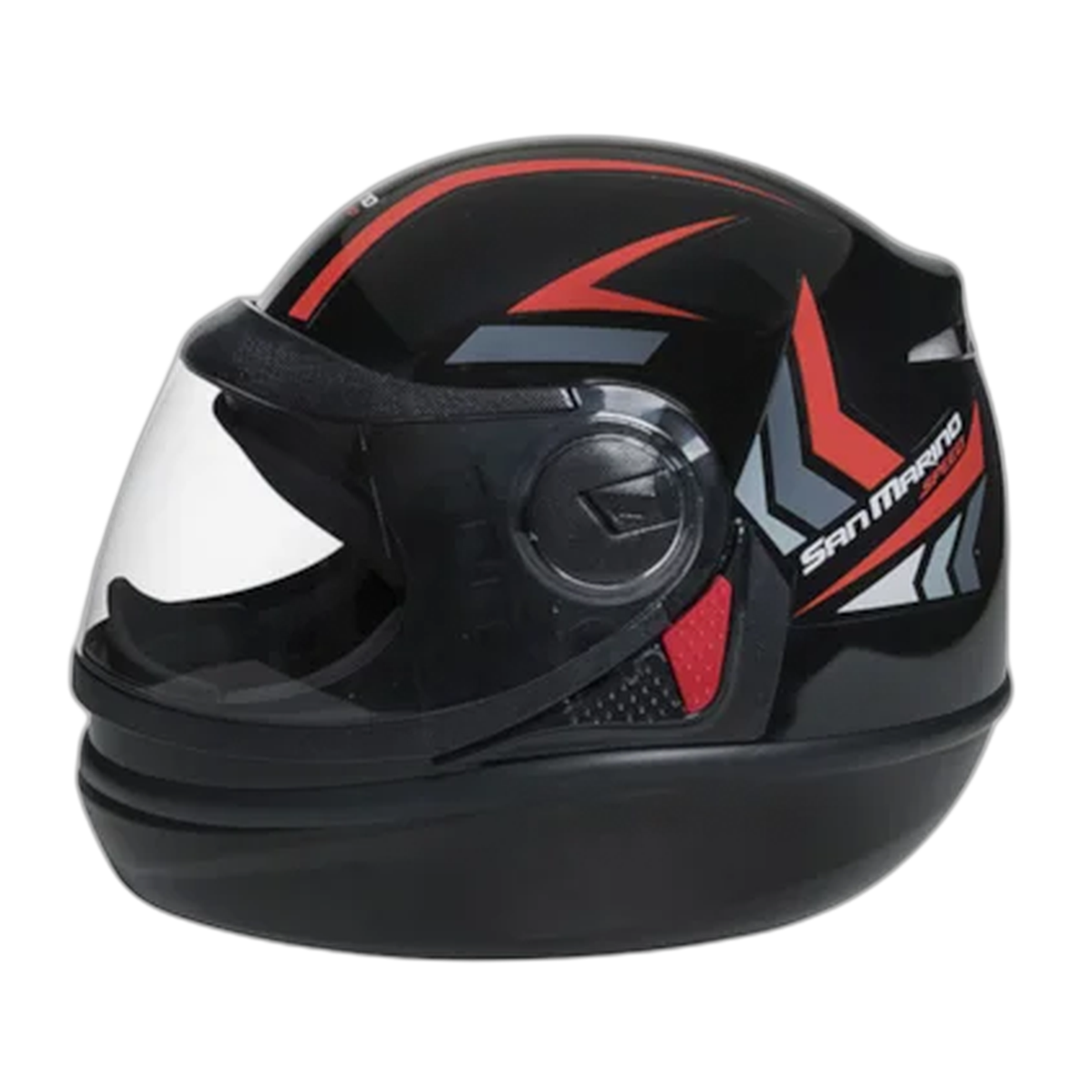 Capacete San Marino Speed One Preto Tamanhos 58 e 60