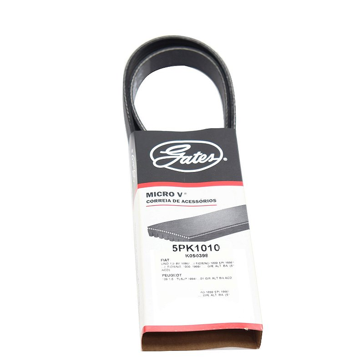 Correia em V Gates 5PK1010 - Fiorino Spider