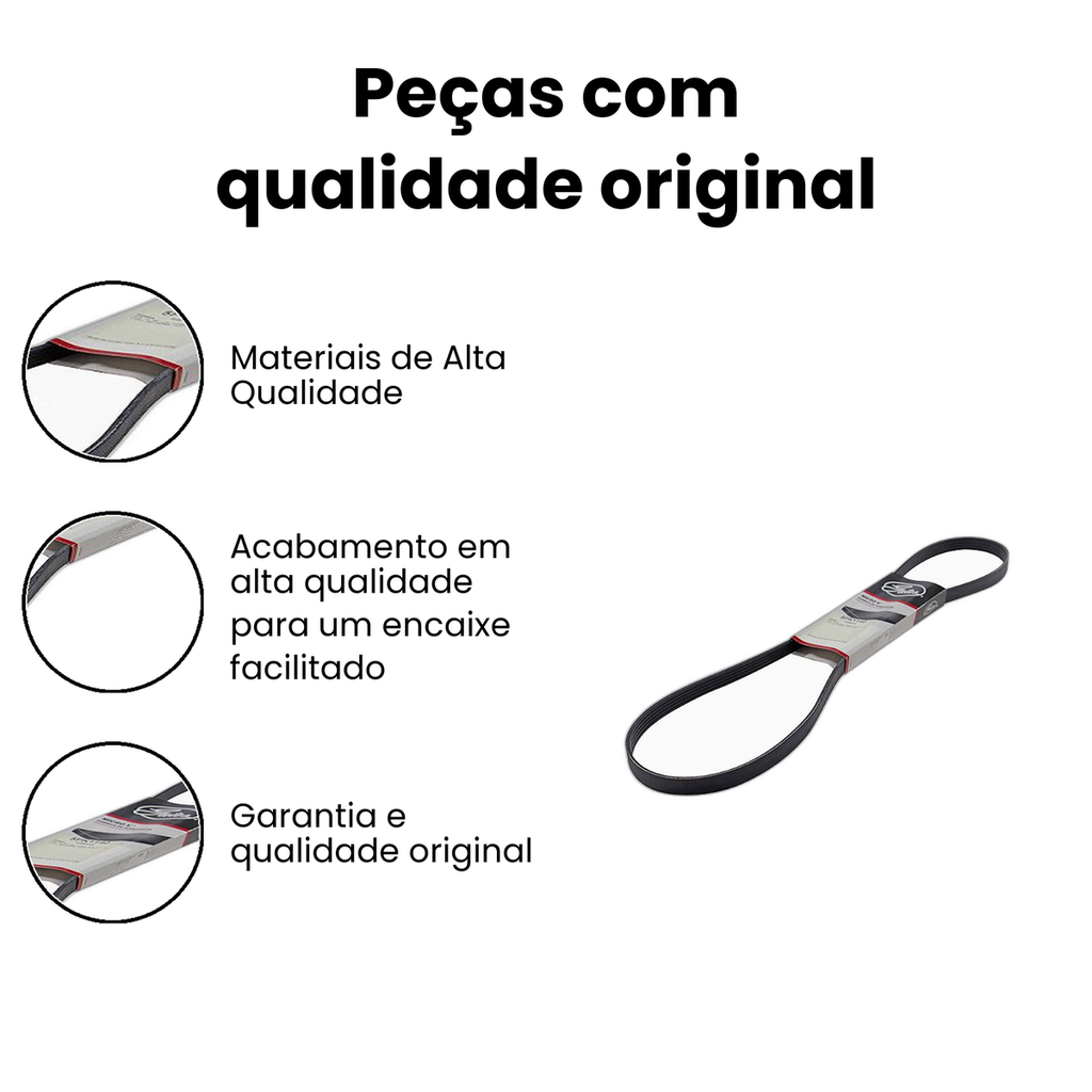Correia em V 5PK1140 Gates Fit Fit - Imagem 3
