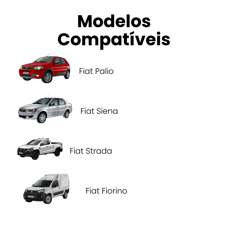 Correia Micro V Fiat Palio 1992-2017 Siena 2004-2016 Strada - Imagem 4