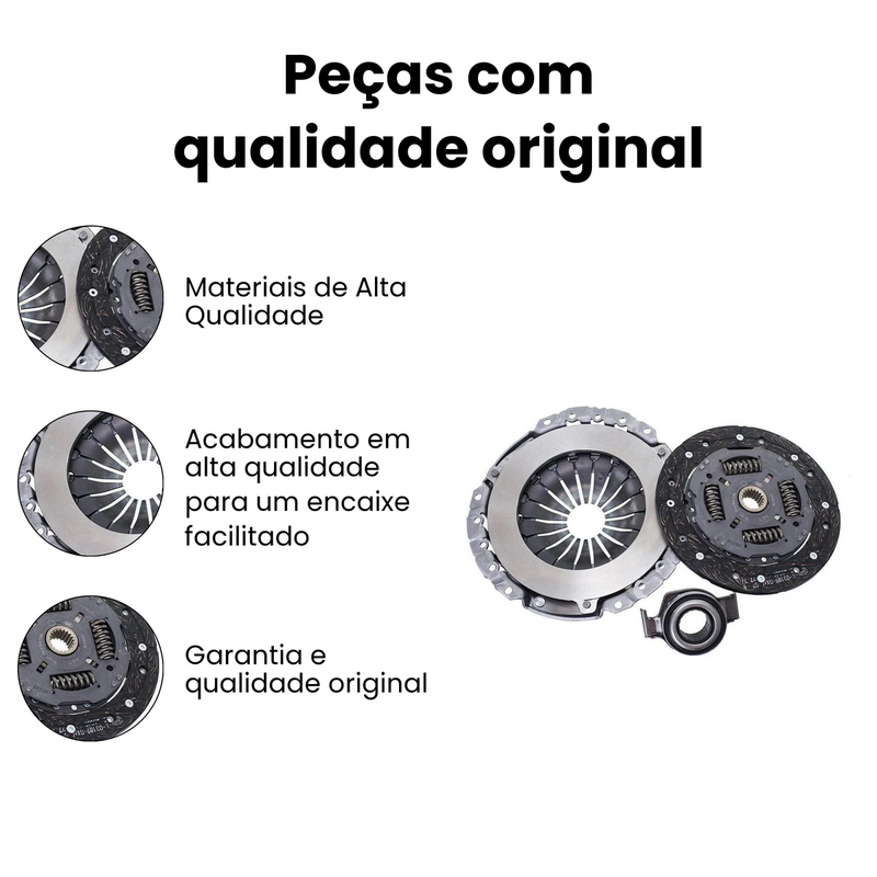 Kit Embreagem Doblo 2013-2016 Idea 2010-2016 Compatível com: - Imagem 3