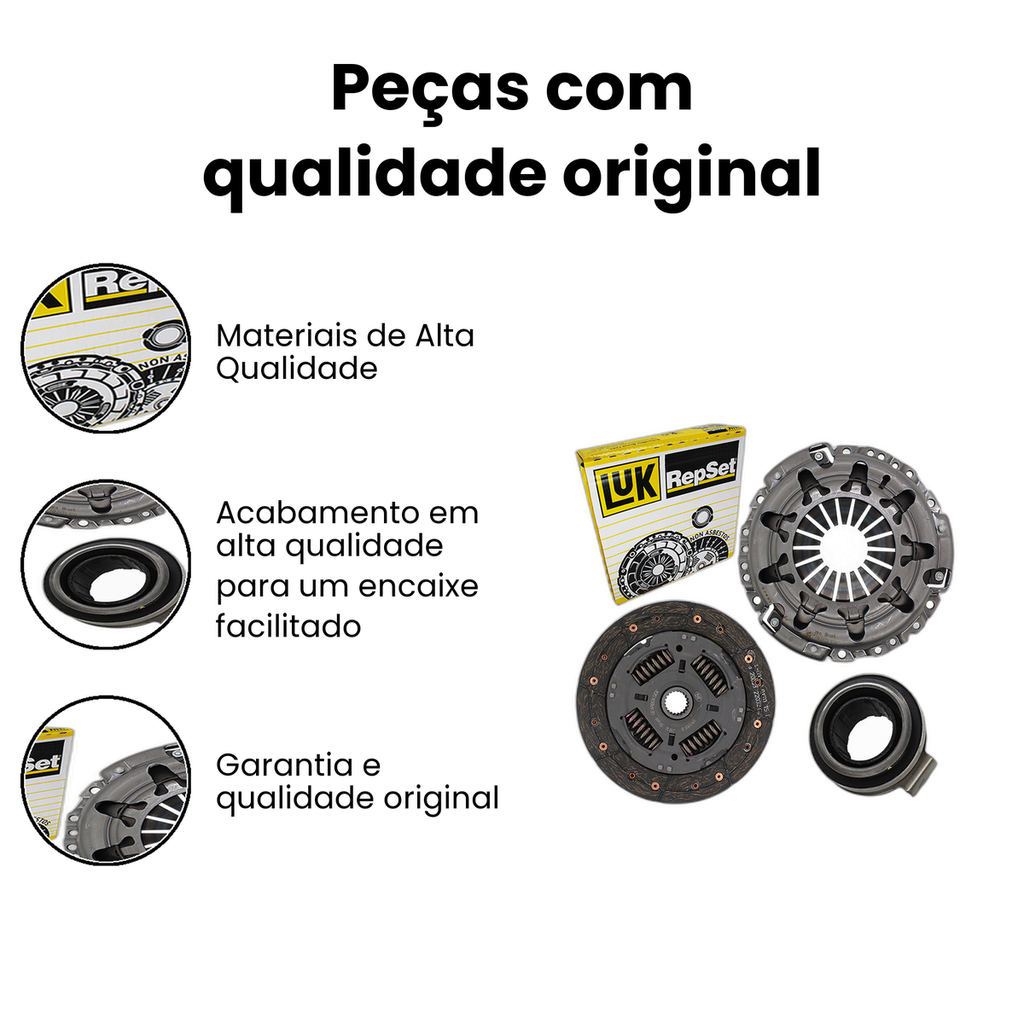 Kit Embreagem Luk Uno Palio - 619 3011 00 - Imagem 3