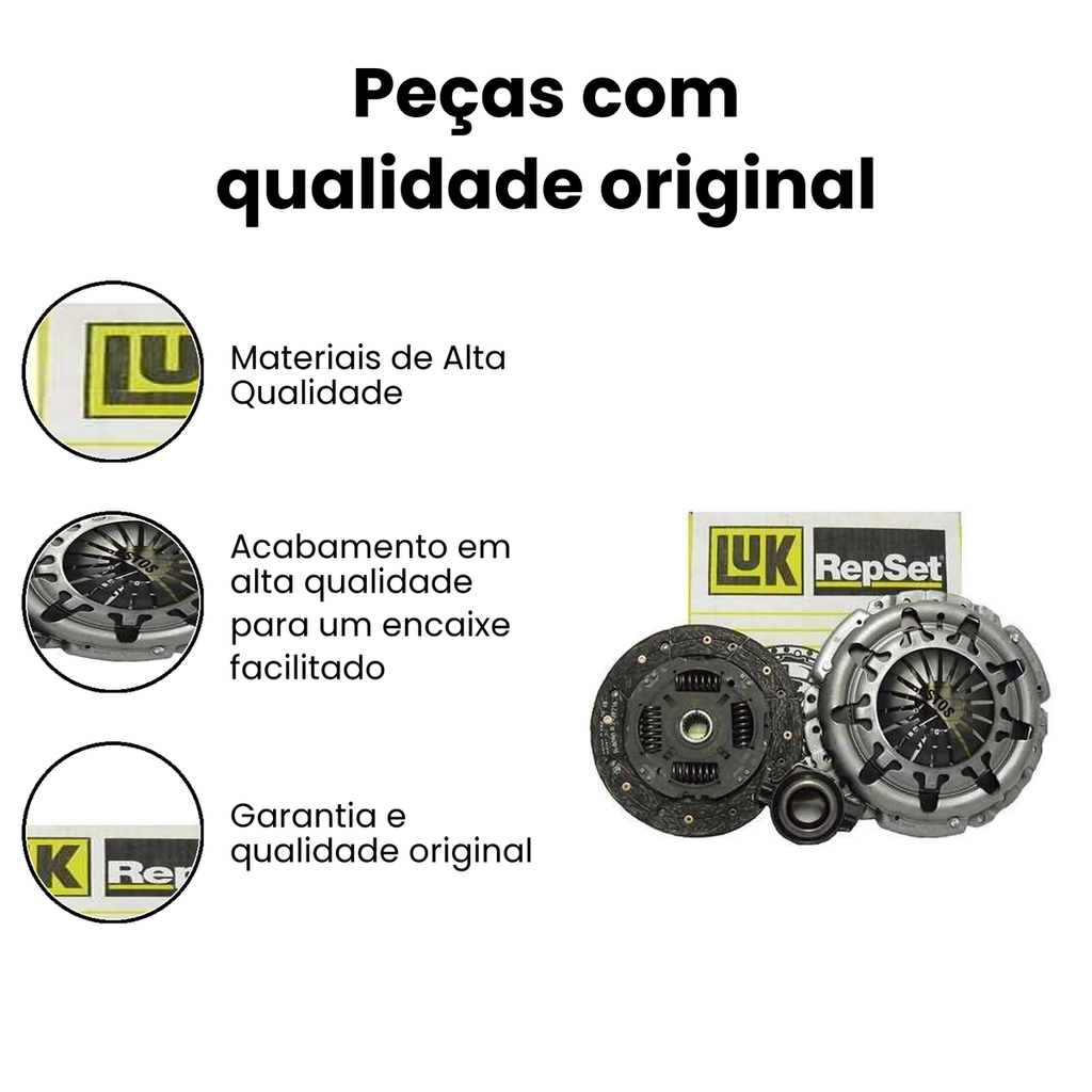 Kit Embreagem LUK - Saveiro e Santana - Imagem 3