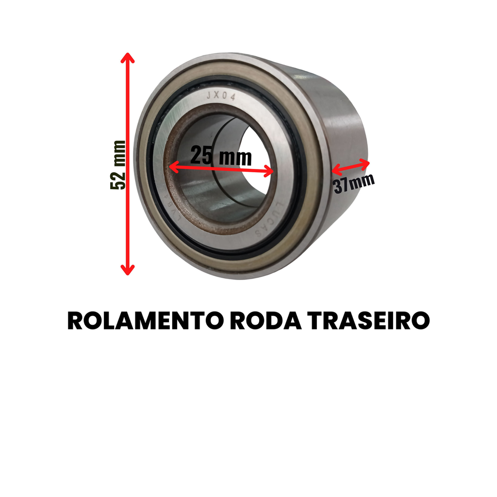 Rolamento Roda Traseira SKF - MF MF - Imagem 2