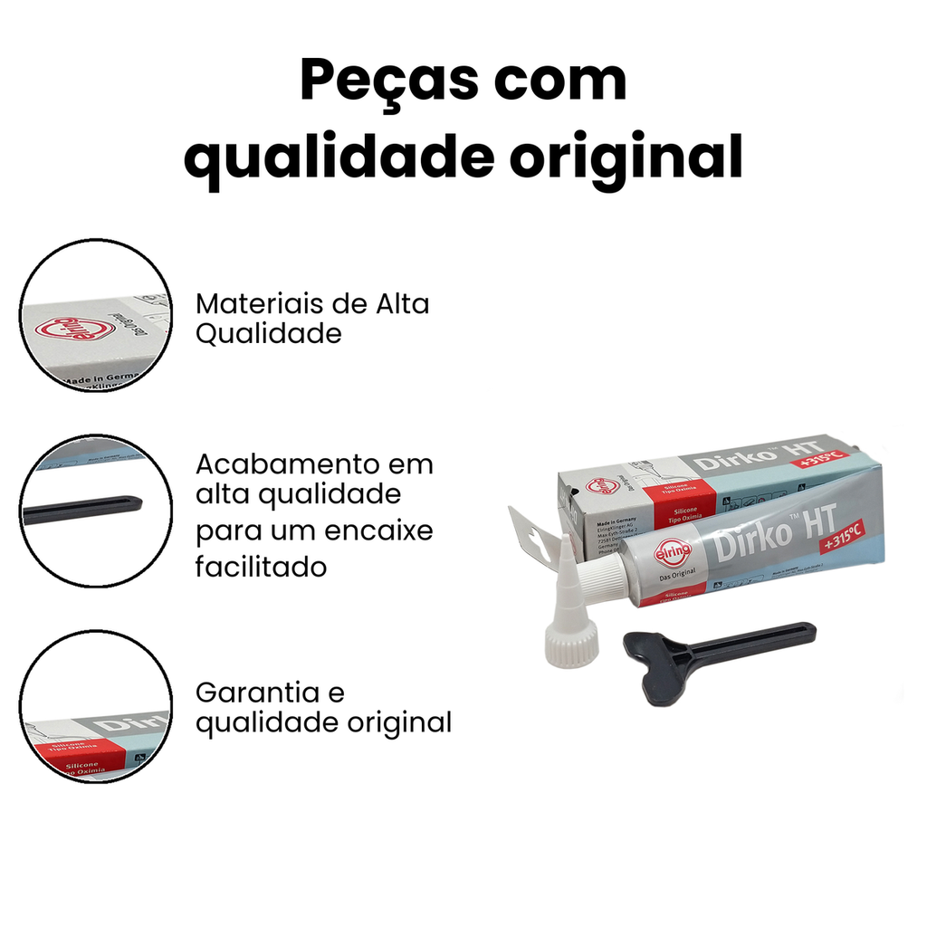 Selante Motor Cinza Dirko HT 315°C - Mobi X1 - Imagem 3