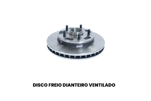 Disco de Freio Dianteiro Ventilado S10 Blazer HF 55 - Imagem 2