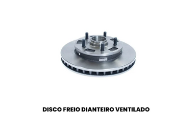 Disco de Freio Dianteiro Ventilado S10 Blazer HF 55 - Imagem 2