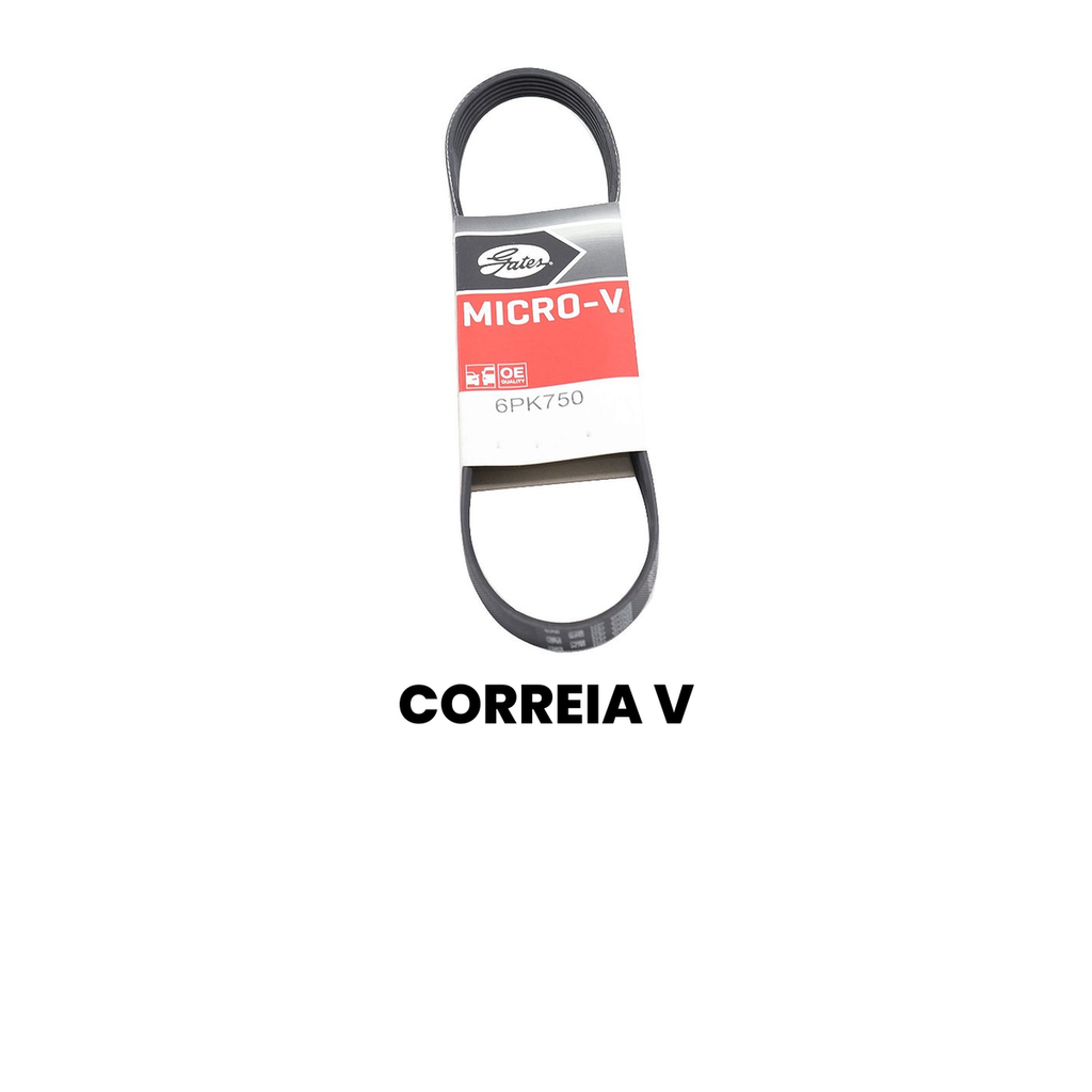 Correia em V Gates 6PK0750 Fox Fox - Imagem 2