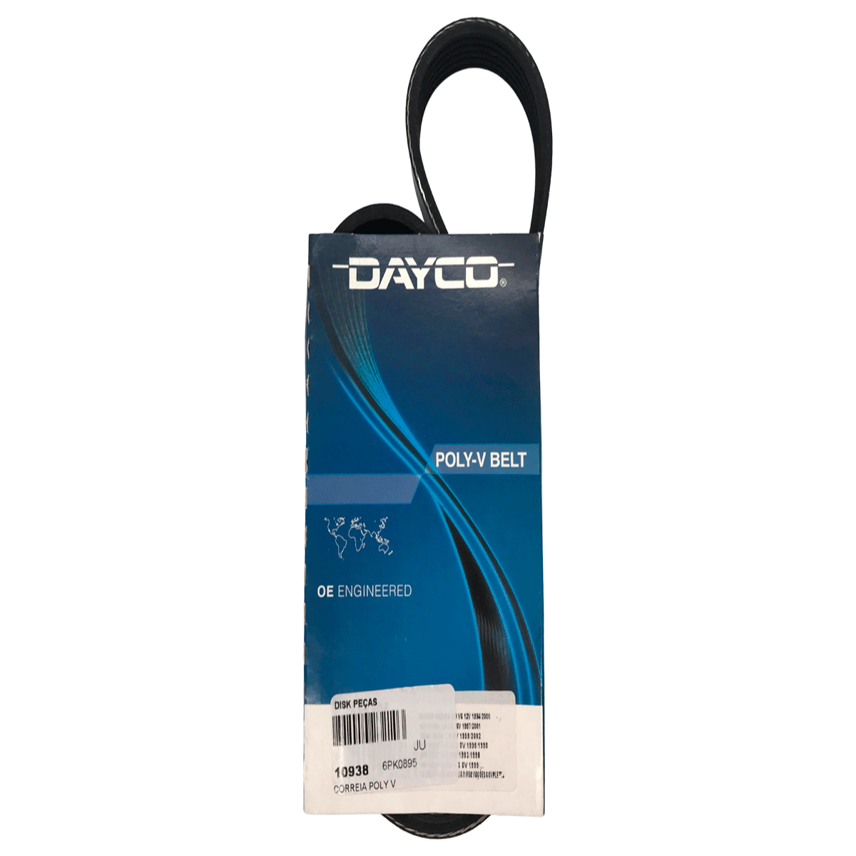 Correia em V 6PK0895 Gates Parati Corsa