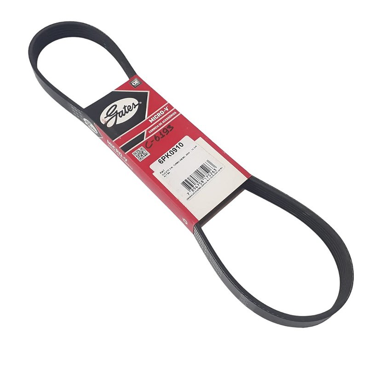 Correia em V Gates 6PK0910 Ducato