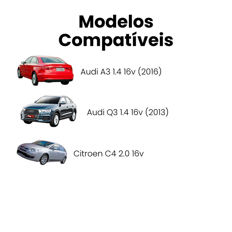 Correia Poly-V Audi A3 Q3 1.4 16v 2013-2016 Citroen C4 2.0 1 - Imagem 4