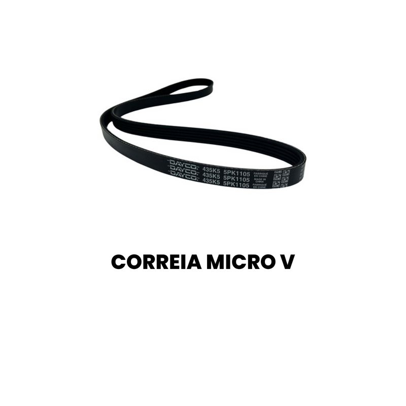 Correia Micro V Fiat Fiorino 1.5 97-01 Palio Siena 1.0 1.5 9 - Imagem 2