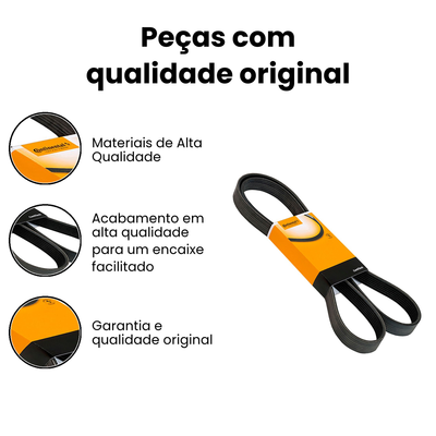 Correia Micro V CONTITECH 6PK1200 FOX POLO - Imagem 3