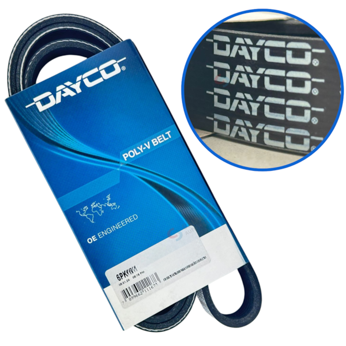 Correia em V Gates 6PK1215 Daily