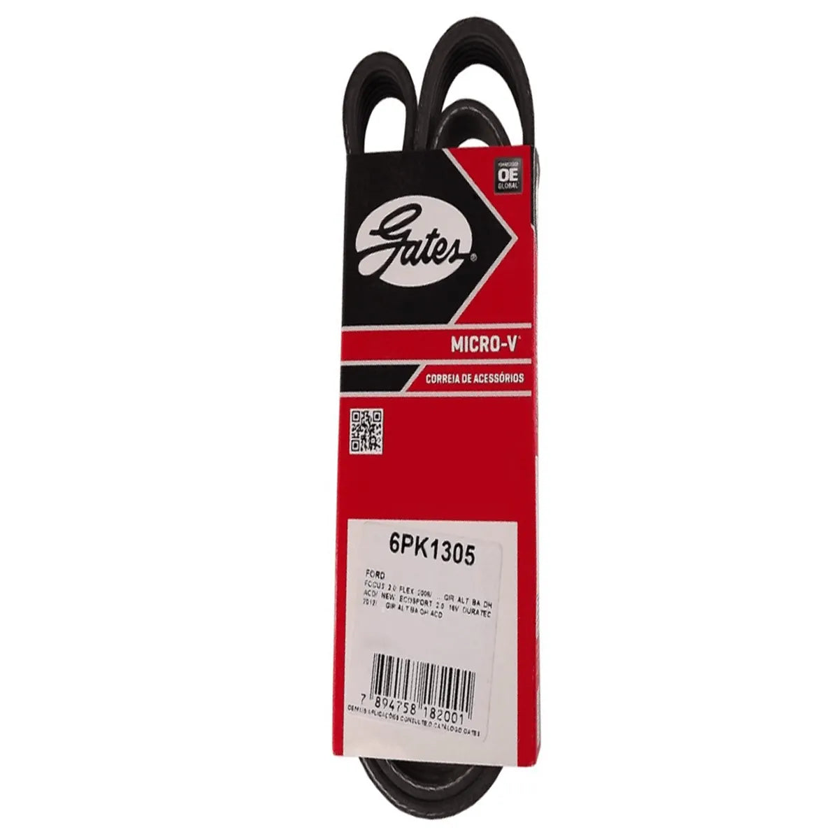 Correia Poly-V 6PK1305 Ford Ecosport Focus