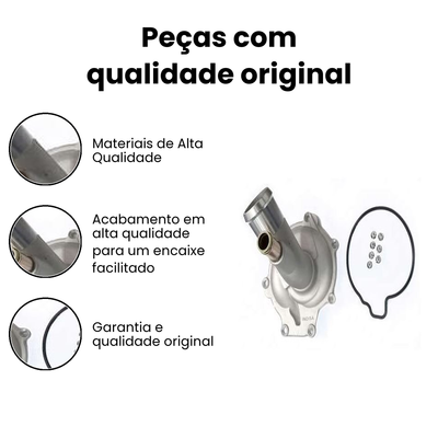 Carcaça Bomba D'Água INDISA Bravo - Imagem 3