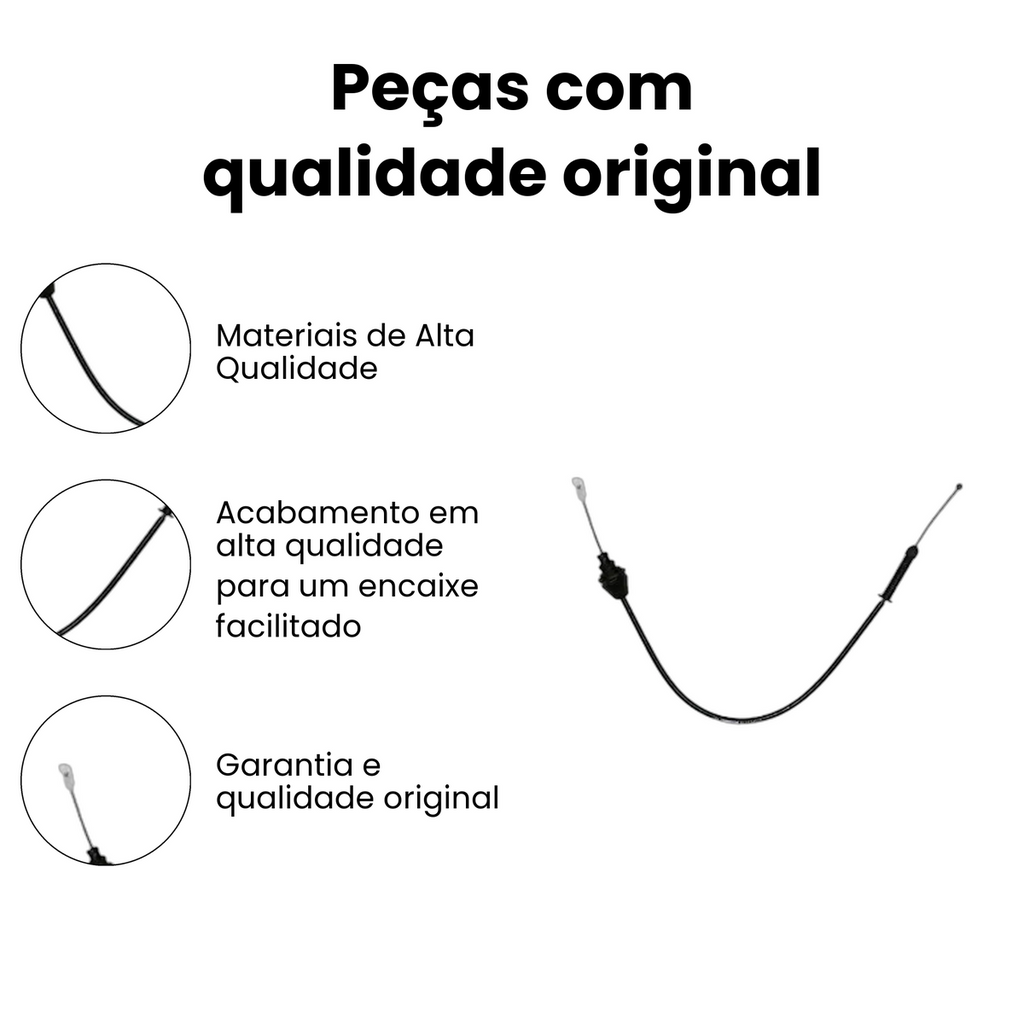 Cabo Acelerador Dianteiro Renault Kangoo - Imagem 3