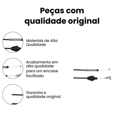 Cabo Acelerador Dianteiro Renault Clio 1.0 1.6 16V - Imagem 3
