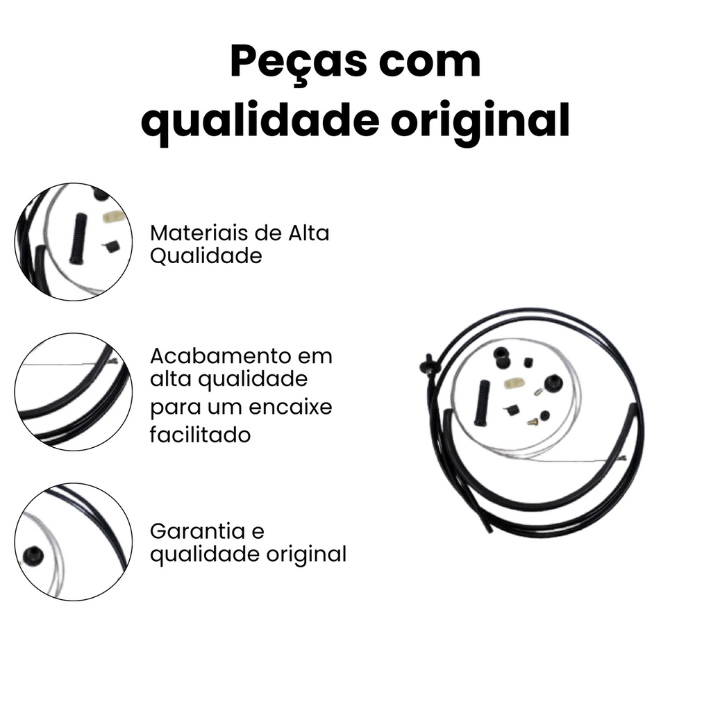 Cabo Acelerador Dianteiro Peugeot 307 Original - Imagem 3