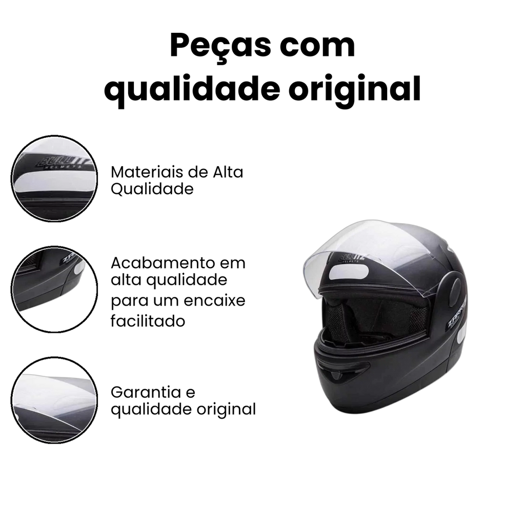 Zarref V4 Classic Capacete Preto Fosco - Imagem 3