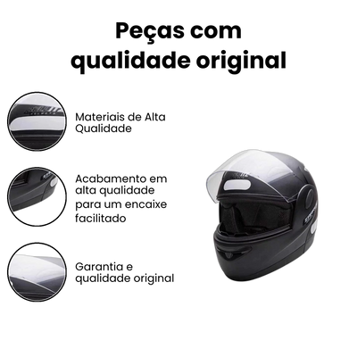 Zarref V4 Classic Capacete Preto Fosco - Imagem 3