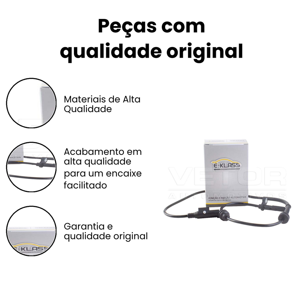Sensor ABS Traseiro Direito/Esquerdo S10 S10 - MTE - Imagem 3