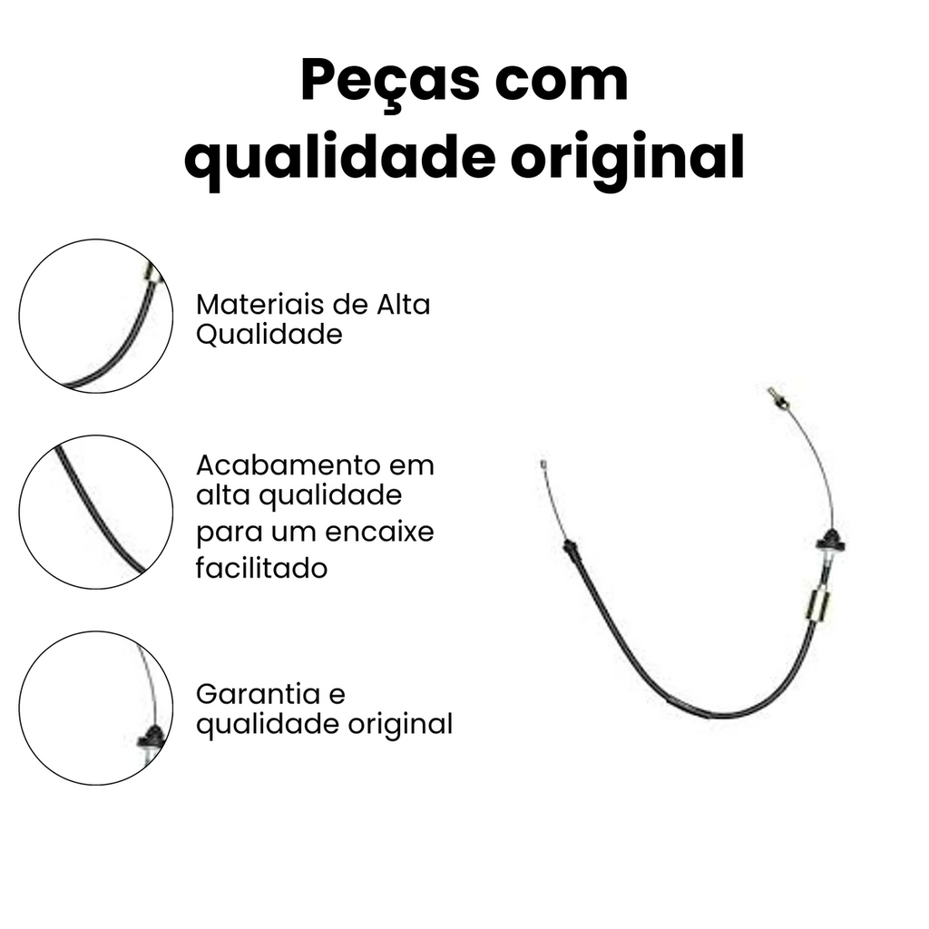 Cabo Embreagem Renault Clio 1.0 8V 16V - Imagem 3