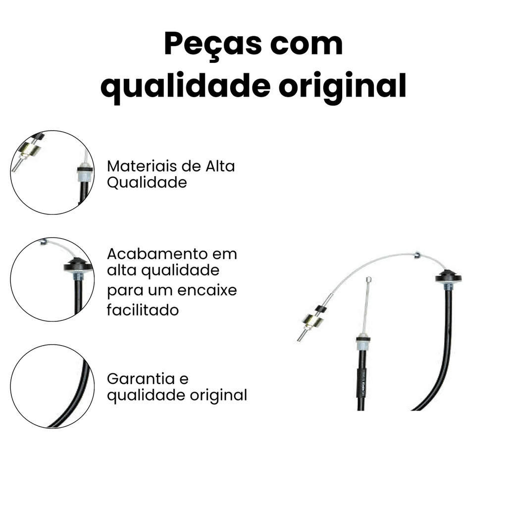 Cabo Embreagem Renault Sandero Logan IKS-7369 - Imagem 3