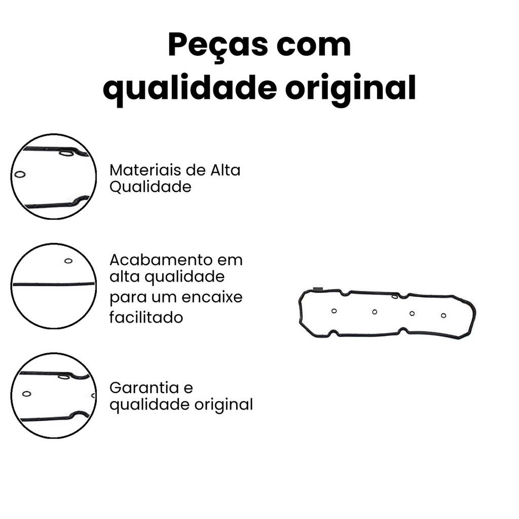 Jogo Junta Tampa de Válvula Sabó Uno Uno - Imagem 3