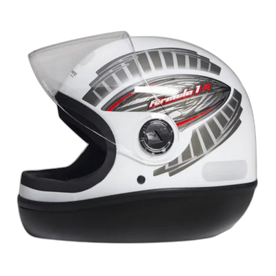 Formula 1 Grafic Capacete Branco - Imagem 1