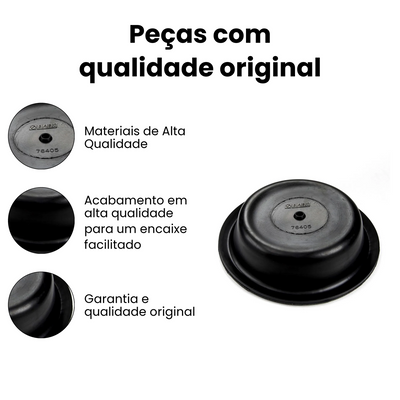 DIAFRAGMA FREIO A AR 8 TIPO 30 24X30 RENAULT 76405 - Imagem 3