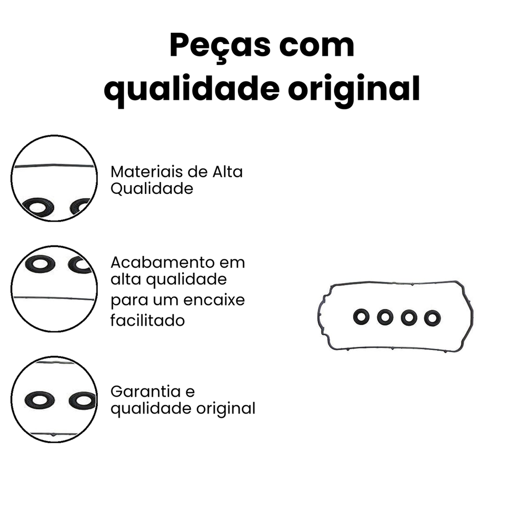 JOGO JUNTA TAMPA DE VÁLVULA CLIO KANGOO SABO - Imagem 3