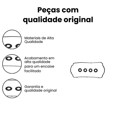 JOGO JUNTA TAMPA DE VÁLVULA CLIO KANGOO SABO - Imagem 3