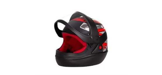 Capacete San Marino Grafic II Preto Fosco - Imagem 3