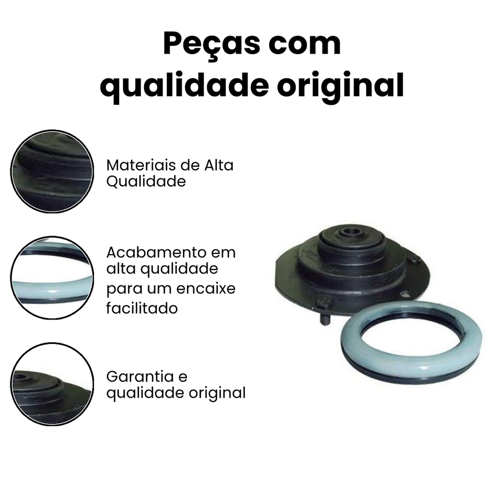 Coxim do Amortecedor Dianteiro Sabó - Monza Monza - Imagem 3