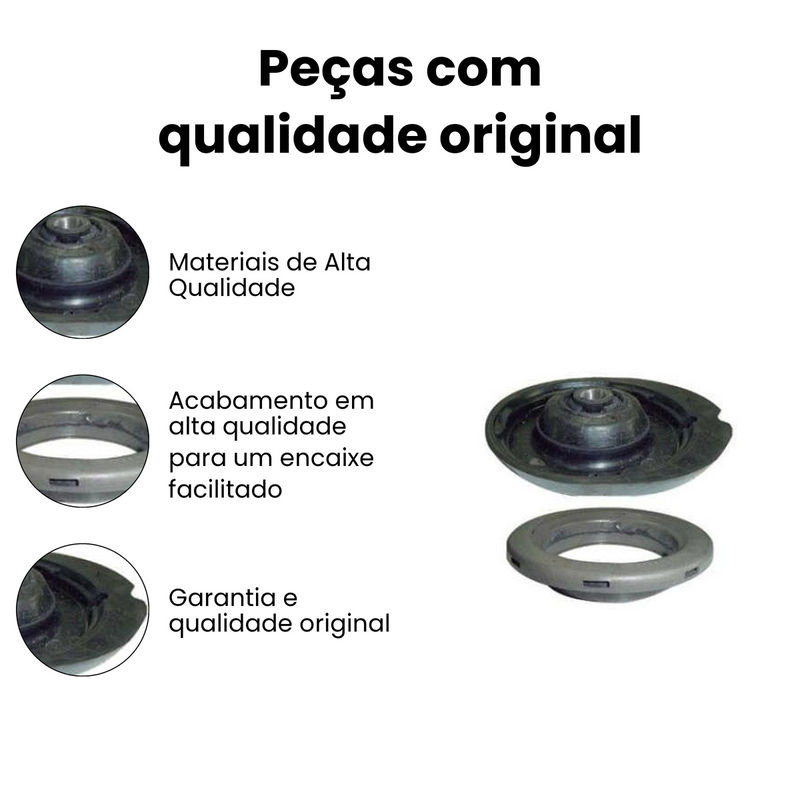 Coxim Amort Diant Citroen C3 2003-2021 Peugeot 208 2013-2016 - Imagem 3