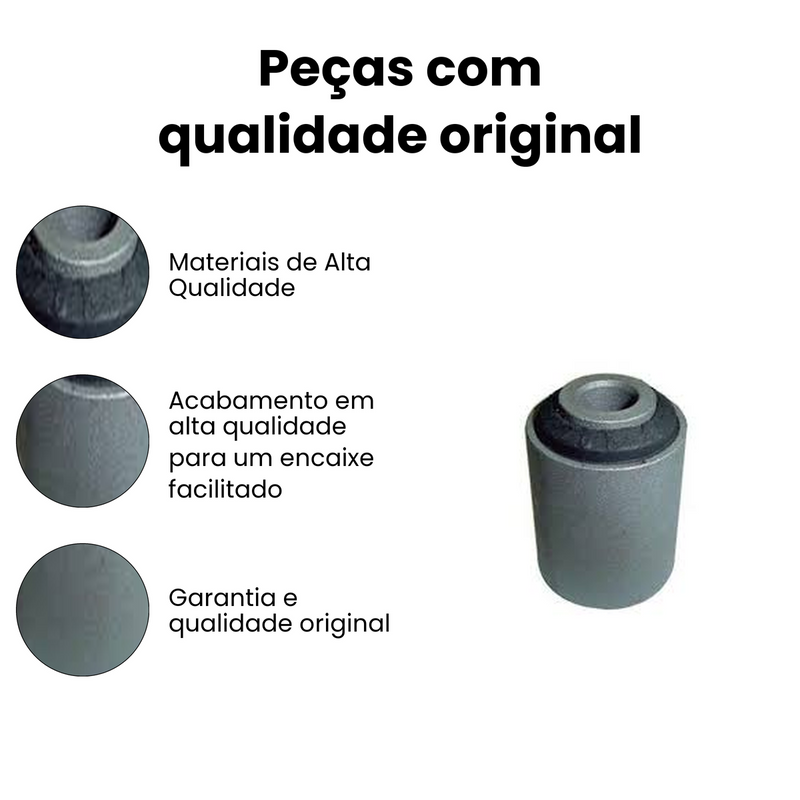 Bucha Braço Diant Fiat Elba 86-96 Fiorino 80-88 Prêmio 85-95 - Imagem 3