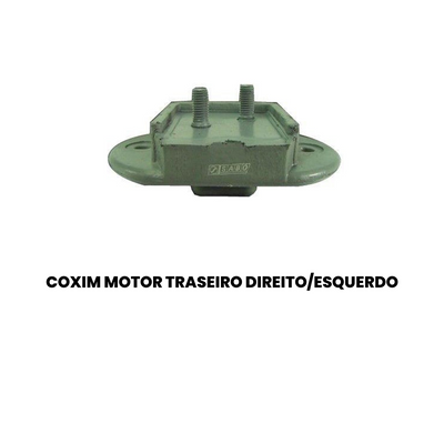 COXIM DE SUPORTE DO MOTOR TRASEIRO DIREITO E ESQUERDO VOLKSWAGEN 78950 - Imagem 2