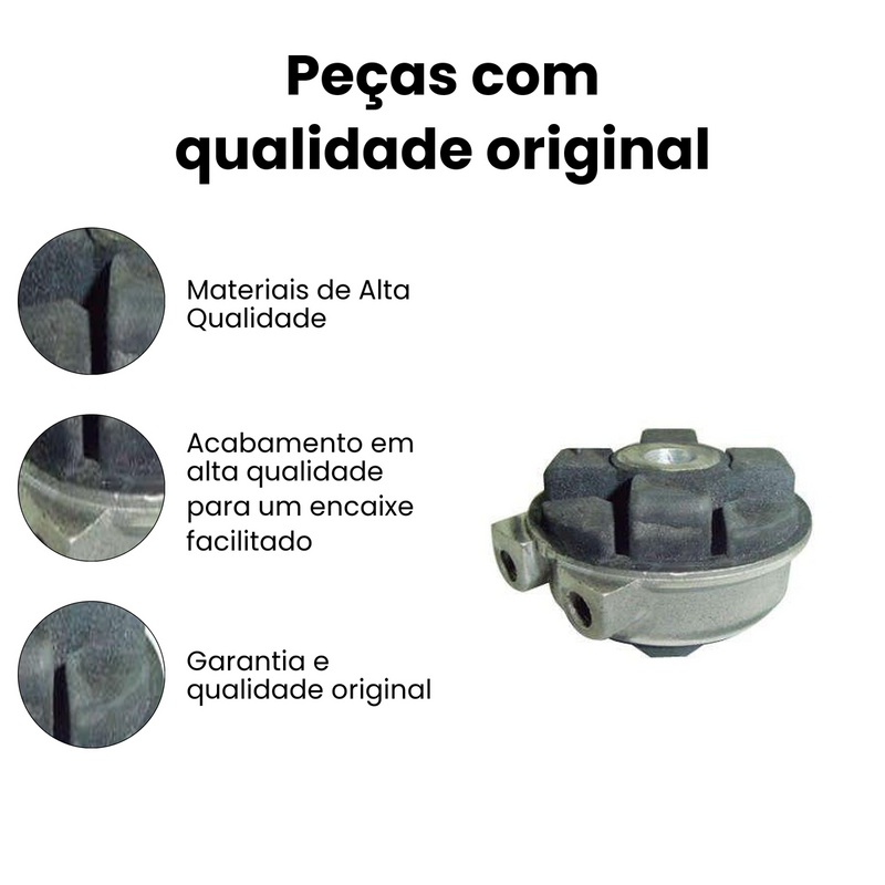 Coxim Câmbio Central Volkswagen Saveiro 1.6 1.8 2.0 8V 1.6 1 - Imagem 3