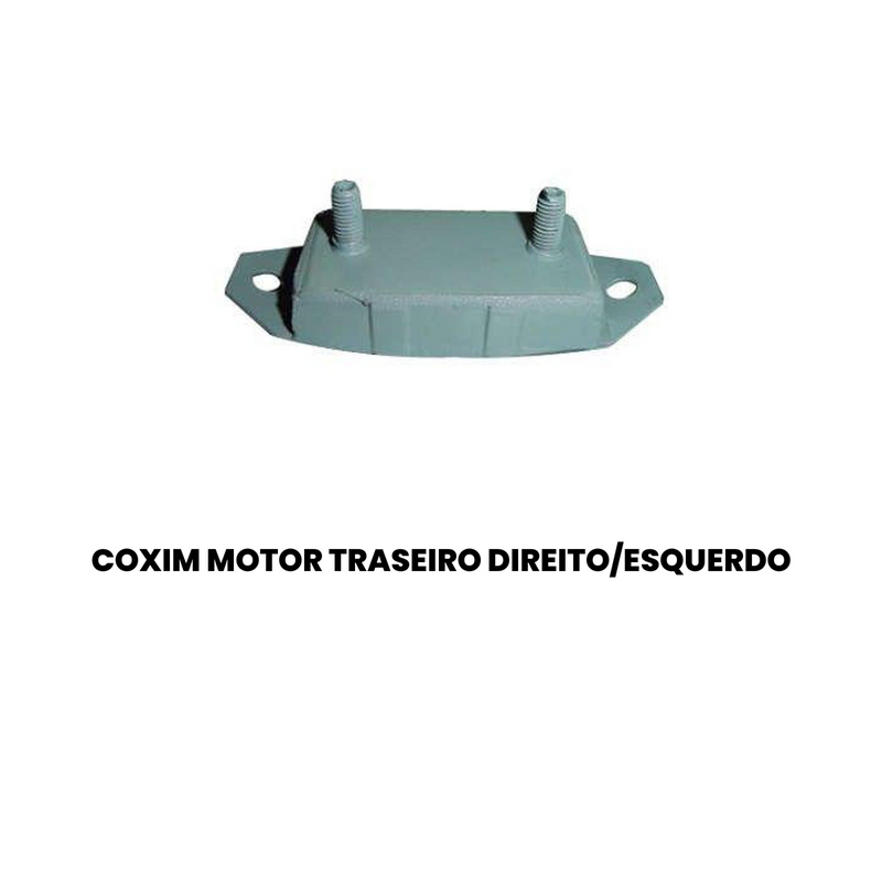 Coxim Motor Tras Dir Esq Volkswagen Fusca 1960 - 2025 - Imagem 2