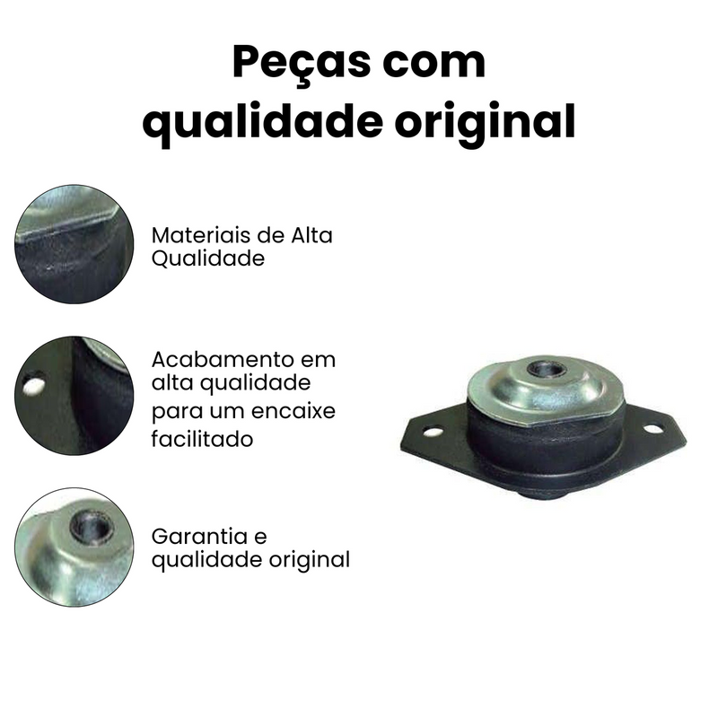 Coxim Motor Diant Dir Esq Fiat Uno 1991-2003 - Imagem 3