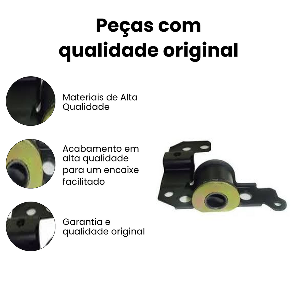 BUCHA BANDEJA DIANTEIRO ESQUERDO COM BARRA ESTABILIZADORA FIAT 78972 - Imagem 3