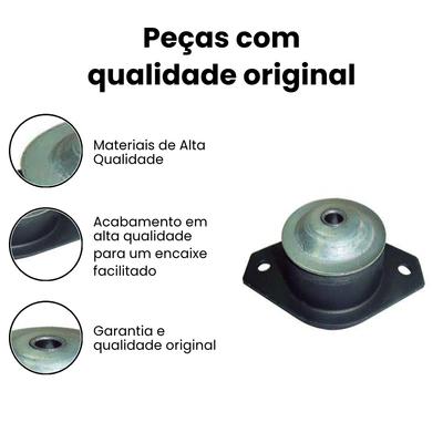 Coxim Motor Dianteiro Dir/Esq Uno Elba SABO 78992 - Imagem 3