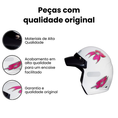 Wind New Concept Capacete Branco Tamanhos 56 58 - Imagem 3