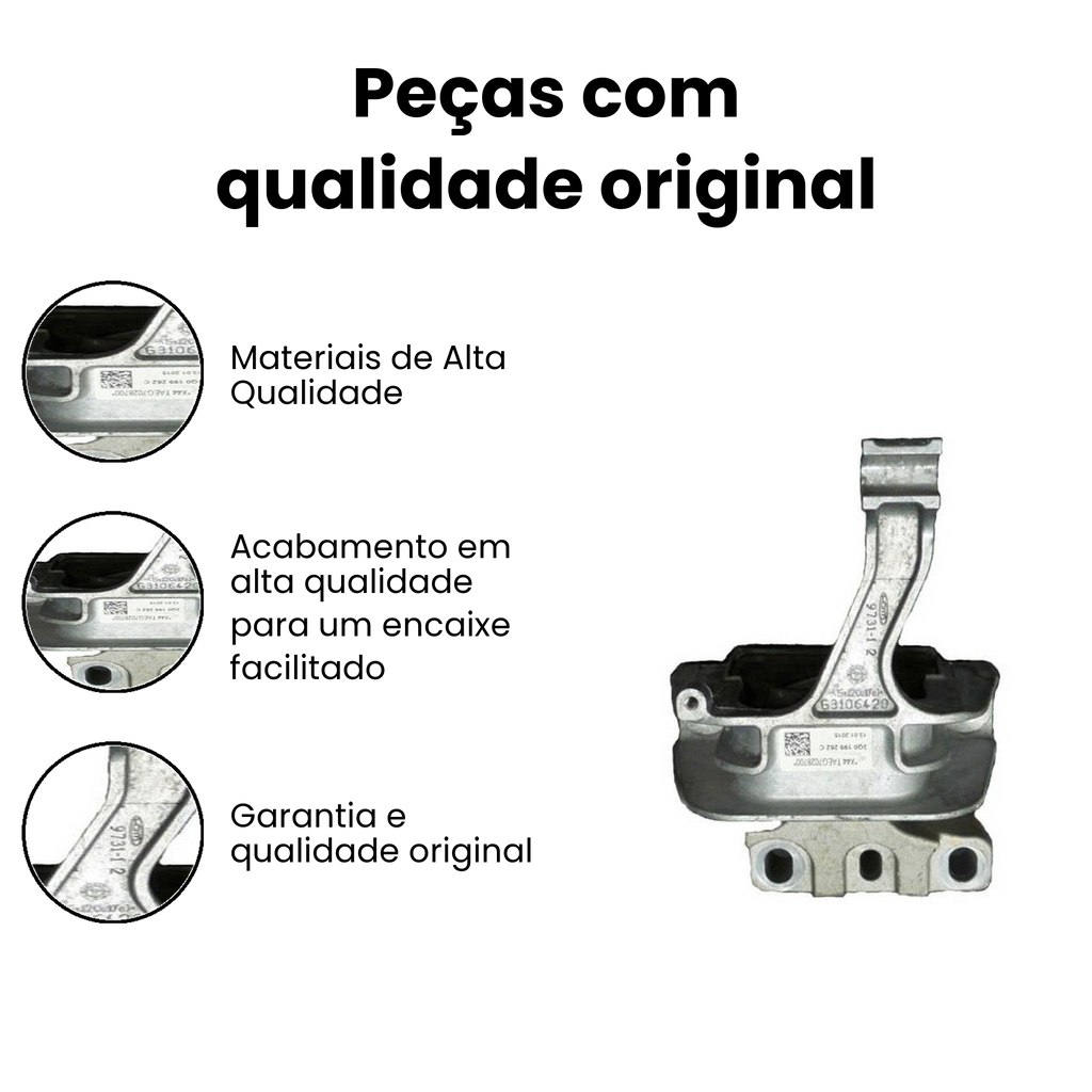 Coxim Motor Dianteiro Direito Hidráulico Golf - Imagem 3
