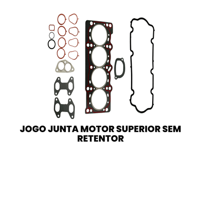 Jogo Junta Motor Superior s/ Retentor Siena - SABO - Imagem 2