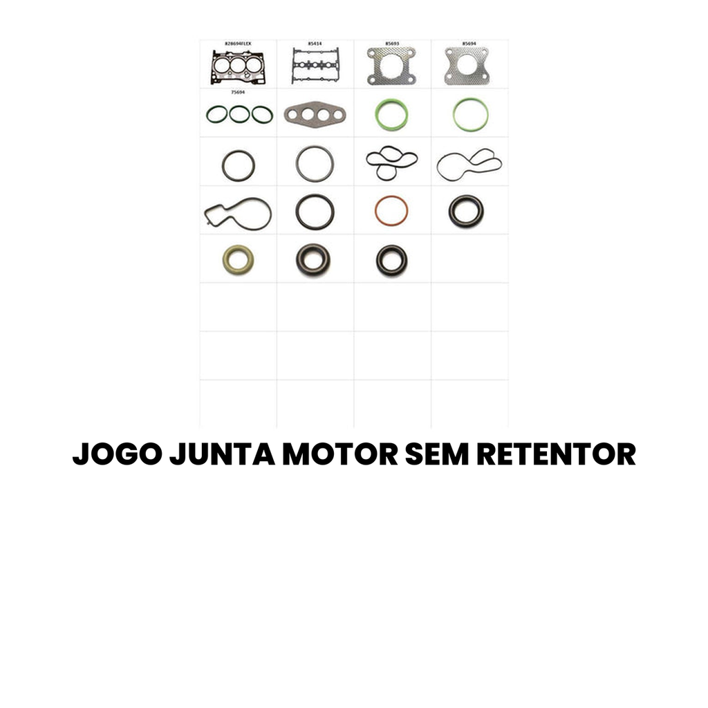 Jogo Junta Motor Sem Retentor Up! Gol SABO - Imagem 2