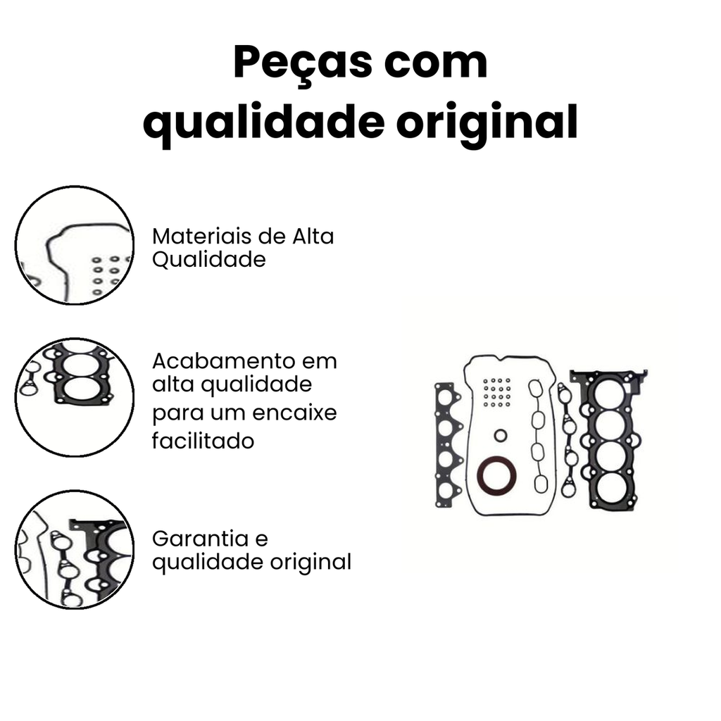 Jogo Junta Motor Sem Retentor HB20 HB20 - Imagem 3
