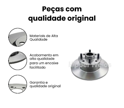 Disco de Freio Dianteiro Sólido Chevrolet - Imagem 3